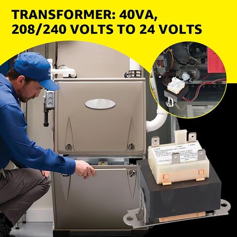 HT01CN241 Transformer 40VA - 208/240V to 24V Compatible with Carrier, Payne, Tempstar, ICP, Arcoaire, Heil Furnace Transformers HVAC Systems - 240 Volt to 24 Volt in Kuwait