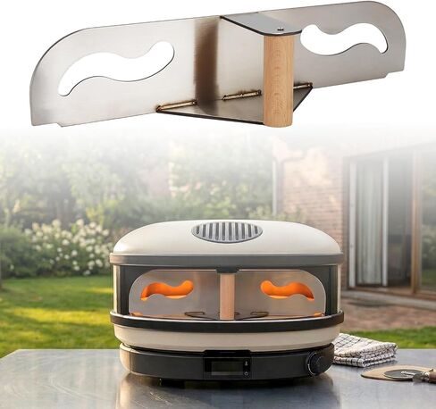 Door for Gozney Arc XL – Pizza Oven Baffle Door - Iron Heavy Duty - Pizza Oven Accessories (Silver) in Kuwait