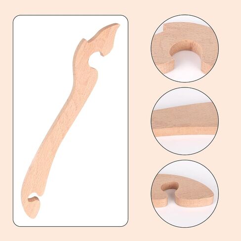 2pcs Oven Rack Puller for Prevent Scalding, Wooden Oven Rack Push Pull Tool with Long Handle Safe Heat-Resistant Kitchen Gadget for Ovens Air Fryer Toaster in Kuwait
