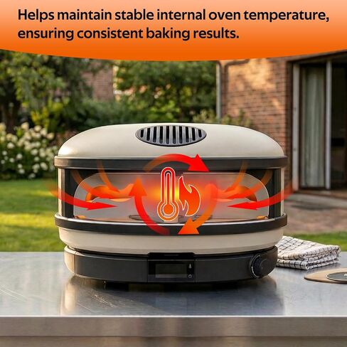 Door for Gozney Arc XL – Pizza Oven Baffle Door - Iron Heavy Duty - Pizza Oven Accessories (Silver) in Kuwait
