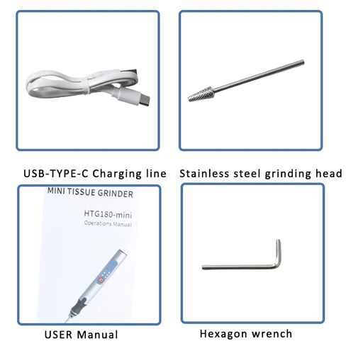 1.5ml/2ml Microcentrifuge Tubes, Cordless Handheld Micro Mixer for Laboratory Research, Professional Sample Disruption Tool with 3 Speeds & 304 Stainless Steel Pestle in Kuwait