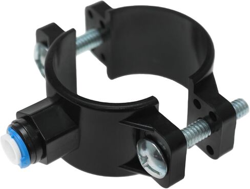 2PCS Water pipe adapter 1/4 inch quick connector drain saddle Suitable for under-counter reverse osmosis systems Compatible with RO system water purifiers in Kuwait