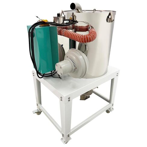 50KG Plastic Drying Machine 4KW 220V | PID Temp Control, -40 to 400°C, 0.05/K Accuracy, Stainless Steel Barrel, for PP/PE/ABS/PVC Drying in Kuwait