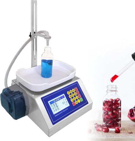 Peristaltic Pump Filling Machine for Liquid, Perfume, Nail Polish, Essential Oils - CSY-1200 Liquid Filler for Oral Solutions & Cosmetic Bottles in Kuwait