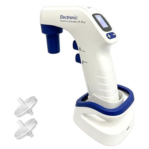 Electric Pipette Controller, 0.1-100ml Motorized Pipette Filler with Adjustable Speed, Rechargeable Pipettor for Laboratory Liquid Transfer in Kuwait