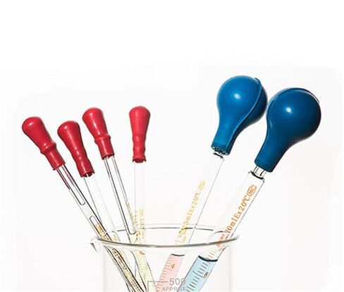 20 Pieces/lot Lab Glass Pipette with Cap Pasteur Pipet Rubber Rubber Head Graduated Dropper Laboratory Measuring Pipette(0.5mL) in Saudi Arabia