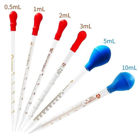 20 Pieces/lot Lab Glass Pipette with Cap Pasteur Pipet Rubber Rubber Head Graduated Dropper Laboratory Measuring Pipette(0.5mL) in Saudi Arabia