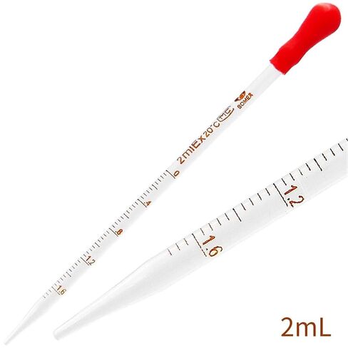 20 Pieces/lot Lab Glass Pipette with Cap Pasteur Pipet Rubber Rubber Head Graduated Dropper Laboratory Measuring Pipette(0.5mL) in Saudi Arabia