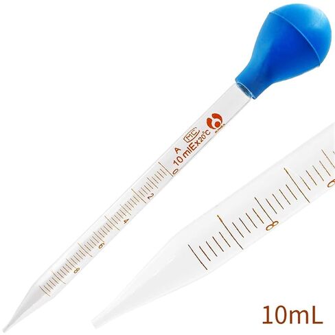 20 Pieces/lot Lab Glass Pipette with Cap Pasteur Pipet Rubber Rubber Head Graduated Dropper Laboratory Measuring Pipette(0.5mL) in Saudi Arabia