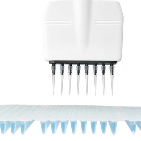 1PC MicroPette Pro Multichannel Pipette 8 Channel 12 Channel Adjustable Volume Pipettor Fully Autoclavable 120C Laboratory Supply (12 Channel 50-300ul) in Kuwait