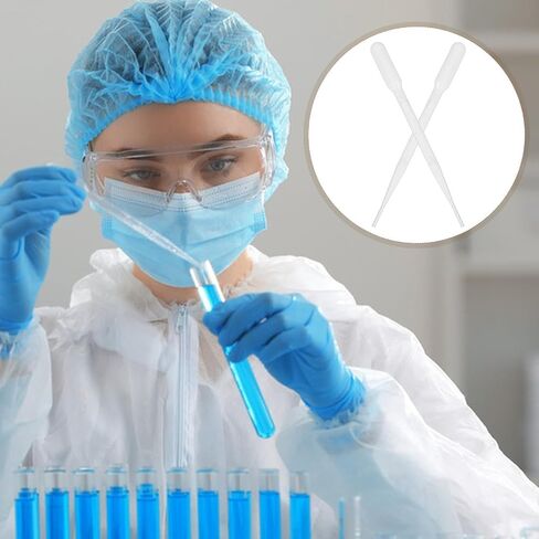 Artibetter 100pcs 3ml Disposable Plastic Pipettes for Precise Liquid Application with Leakproof Design, for Essential Oils, Watercolor Painting, and DIY Art Projects in Kuwait