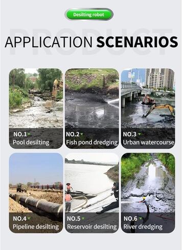Backyard Pond Cleaning Robot, Autonomous Floating Water Surface Cleaner, Electric Sludge and Debris Collector, Remote Controlled Pond Vacuum Device, Rechargeable in Kuwait