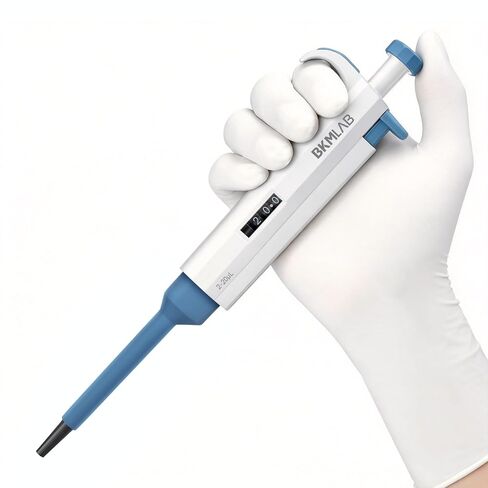 100-1000ul Pipette Pen, High Accurate Manual Single Channel Pipette, 5μl Increment, 0.1 to 1ml Pipettes for Laboratory, Scientific and Industrial Research in Kuwait