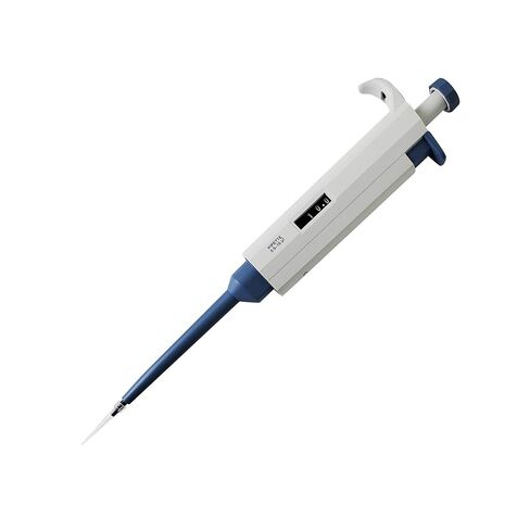 Starter Set of 4 Variable Volume Single Channel Pipettes, Adjustable Pipettors, 0.5-10, 10-100, 100-1000, 1000-5000 microliter in Kuwait