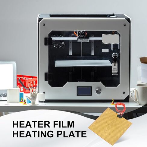 MECCANIXITY 2pcs Heater Film Heating Plate, 100W 24V Polyimide Heat Pad Adhesive PI Heater Elements Film 100mmx100mm Heater Strip for Constant Temperature in Kuwait