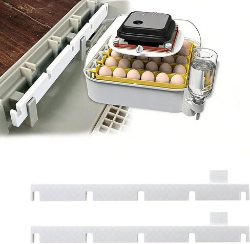 TEYOUYI 2-Pack Egg Turner Support Bars for Maticoopx 30 Incubator,Holds 5 Baskets Automatic Egg Roller (Yellow) in Kuwait