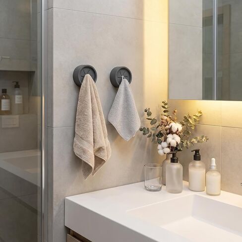 1/3/6pcs, Storage Towel Stopper, Wall Hanging, Free Punching, Bathroom Kitchen in Kuwait