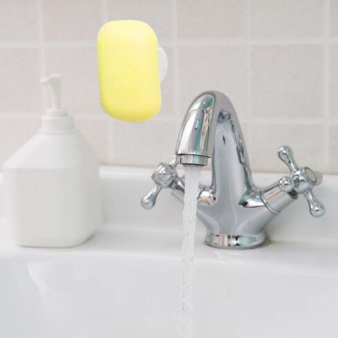 Magnetic Soap Bar Holder, Wall Mounted Suction Cup Bar Soap Holder, Bathroom Accessories, No Drilling Organizer for Shower in Kuwait