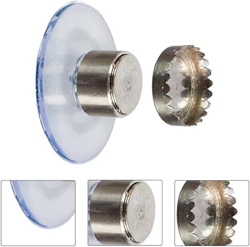 Magnetic Soap Bar Holder, Wall Mounted Suction Cup Bar Soap Holder, Bathroom Accessories, No Drilling Organizer for Shower in Kuwait