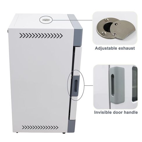 TECHTONGDA Digital Forced Air Convection Drying Oven Heat Treat Industrial Lab Temperature Control Independent Control Fan 4.4Cu ft (19.5 * 17.1 * 21.85inch Chamber) 220V in Kuwait