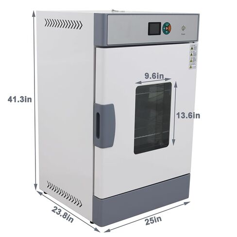 TECHTONGDA Digital Forced Air Convection Drying Oven Heat Treat Industrial Lab Temperature Control Independent Control Fan 4.4Cu ft (19.5 * 17.1 * 21.85inch Chamber) 220V in Kuwait
