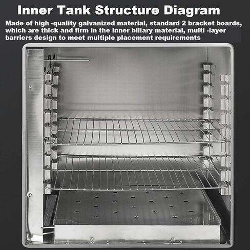 Thermostatic Drying Oven, 16l Lab Drying Heating Oven Vacuum Gauge Digital Controller, Working Environment Temperature 50-300°c, Timer Alarm Function, for Drying of Items in Kuwait