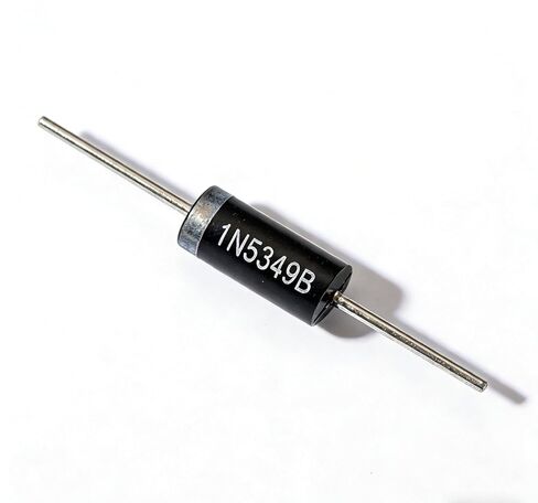 20PCS 1N5349B 12V 5W Zener Diode DO-15 | Voltage Regulator Diode for Overvoltage Protection, Voltage Stabilization, Power Supply Circuits, PCB Design & DIY Electronics Projects in Kuwait