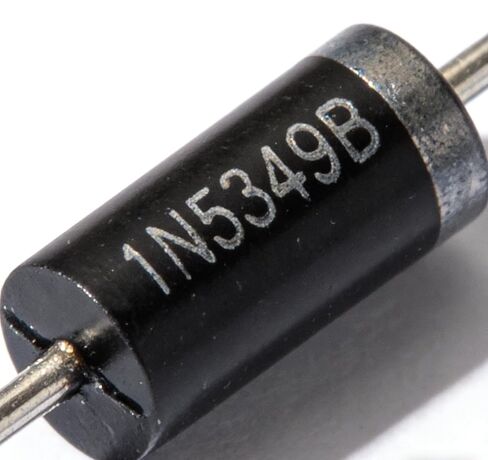 20PCS 1N5349B 12V 5W Zener Diode DO-15 | Voltage Regulator Diode for Overvoltage Protection, Voltage Stabilization, Power Supply Circuits, PCB Design & DIY Electronics Projects in Kuwait