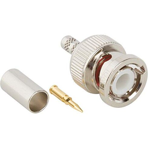 031-320-RFX، موصل RF - قابس تجعيد مستقيم BNC لـ RG-58-50 أوم - الحد الأقصى للتردد 4 جيجا هرتز - نحاس. (25 العناصر) in Kuwait