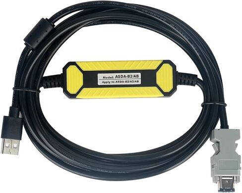ASDA-B2 AB مناسب لـ Delta A2 Servo Drive CN3 Connect كابل برمجة اتصالات الكمبيوتر ASD-CNUS0A08 A3 B3 E3-E (اللون: ASDA-B2 AB Economic) in Kuwait