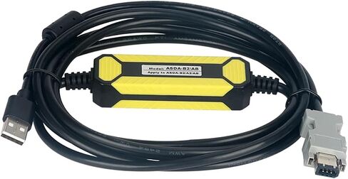 ASDA-B2 AB مناسب لـ Delta A2 Servo Drive CN3 Connect كابل برمجة اتصالات الكمبيوتر ASD-CNUS0A08 A3 B3 E3-E (اللون: ASDA-B2 AB Economic) in Kuwait