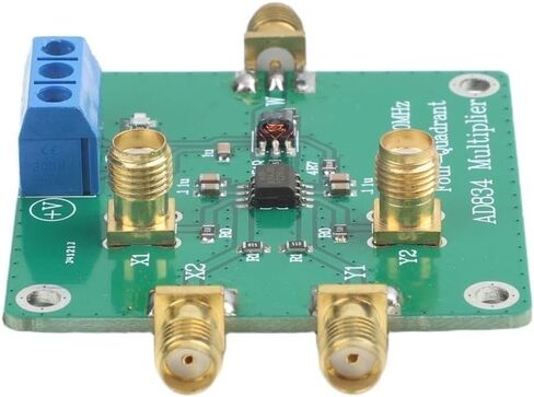 DC-500MHz Signal Multiplier Module Green PCB Differential Input for sma Female Interface Low Distortion 280mW Power Draw 0.05% Distortion Level ±1V Full Scale Input Circuit Accessory in Saudi Arabia