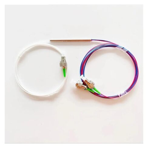 Fiber Optic multiplexer 1X2 WDM 980/1550nm wavelength Division 1 * 2 FBT Tapered FC/APC(980-1550NM) in Kuwait