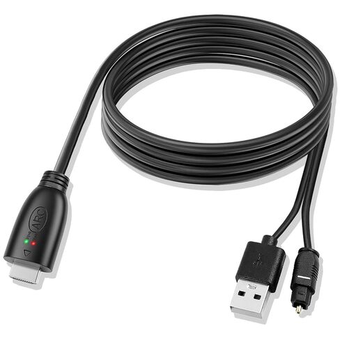 192 كيلو هرتز HDMI ARC إلى محول الصوت البصري، كابل HDMI ARC لمكبرات الصوت إلى التلفزيون، توصيل وتشغيل الصوت البصري إلى محول HDMI A RC، دعم مقسم الصوت البصري لـ PCM/LPCM/Dolby 5.1/DTS 5.1 [بدون CEC] in Saudi Arabia
