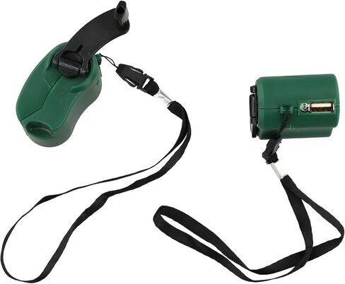 Green 2 Pack Hand Crank USB for Charger Manual Dynamo for Smartphone Tablet Portable Power Source for Office Travel in Kuwait