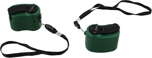 Green 2 Pack Hand Crank USB for Charger Manual Dynamo for Smartphone Tablet Portable Power Source for Office Travel in Kuwait