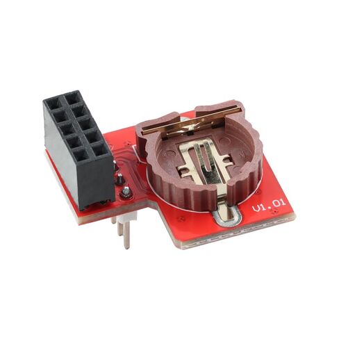 1PC RTC Clock Module DS1307 Expansion Board I2C Real-Time Clock Module Red Board Compatible with Raspberry Pi in Kuwait