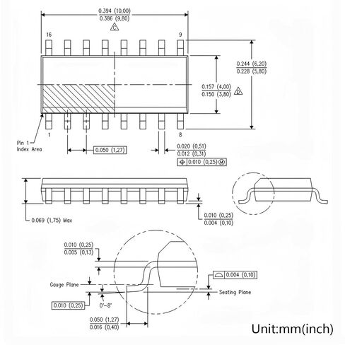 10PCS HC123 74HC123 74HC123D SN74HC123 NXP74HC123 MC74HC123 CD74HC123 SOIC-16 SOP-16 Dual Retriggerable Monostable Multivibrator Pulse Generator Timer IC in Kuwait