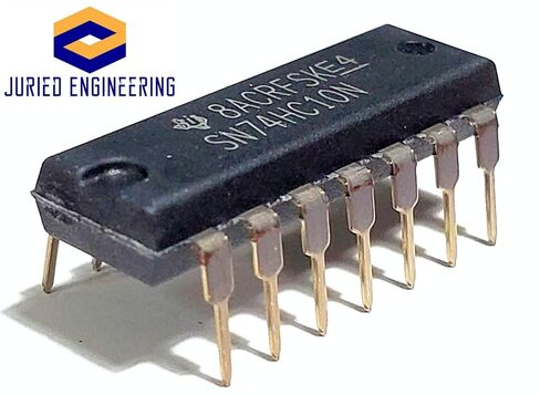 SN74HC10N SN74HC10 74HC10 7410 بوابات NAND ثلاثية 3 مداخل إيجابية صديقة للوحة التجارب IC DIP-14 (عبوة من 5) in Kuwait