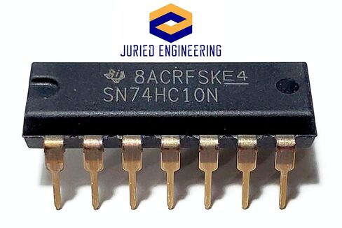 SN74HC10N SN74HC10 74HC10 7410 بوابات NAND ثلاثية 3 مداخل إيجابية صديقة للوحة التجارب IC DIP-14 (عبوة من 5) in Kuwait