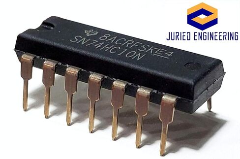 SN74HC10N SN74HC10 74HC10 7410 بوابات NAND ثلاثية 3 مداخل إيجابية صديقة للوحة التجارب IC DIP-14 (عبوة من 5) in Kuwait