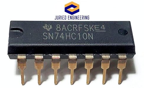 SN74HC10N SN74HC10 74HC10 7410 بوابات NAND ثلاثية 3 مداخل إيجابية صديقة للوحة التجارب IC DIP-14 (عبوة من 5) in Kuwait