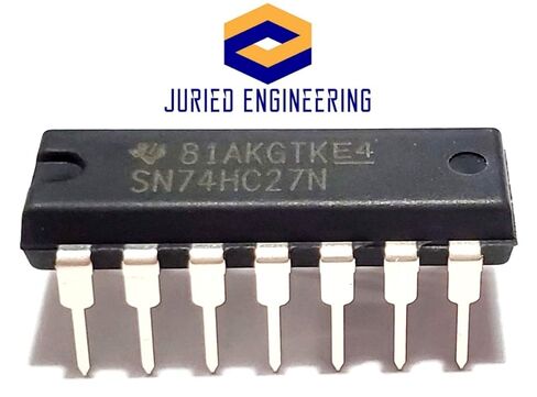 SN74HC27N SN74HC27 74HC27 7427 ثلاثي 3 مدخلات إيجابية - بوابات NOR صديقة للوحة التجارب IC DIP-14 (حزمة من 10) in Kuwait