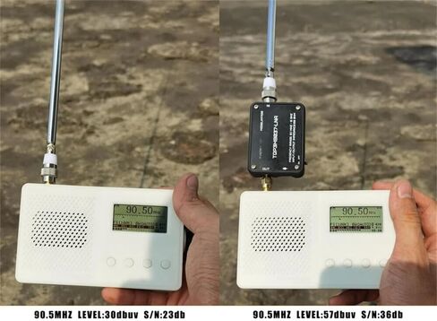 Spectrum Analyzers for MT1129 Low Noise Amplifier 100KHz to 6GHz Ultra Low Noise Figure High Gain SMA Type C Rechargeable Spectrum Analyzer Receiver Amplifier（Color:Black in Kuwait