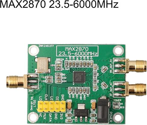 MAX2870 RF Signal Generator Module 23.5MHz-6GHz PLL VCO Differential Output 3.3V/5V Power for for ultra Wideband PLL VCO Signal Source Board Adjustable Output Power -4dBm~+5dBm 3-Wire for spi Control in Saudi Arabia