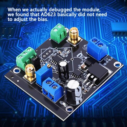 Exquisite Module, Excellent Magnification Performance, AD623 Voltage Amplifier for Micro Signal Detection with Adjustable Instrumentation Amplifier, Single Power Supply in Kuwait