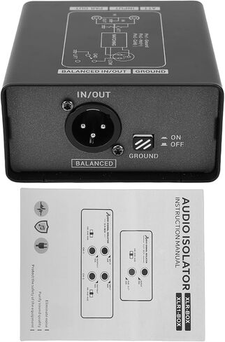 ASHATA Portable Signal Isolator | Ground Loop Noise Reducer for Microphone Guitar Studio Car Mixer in Kuwait