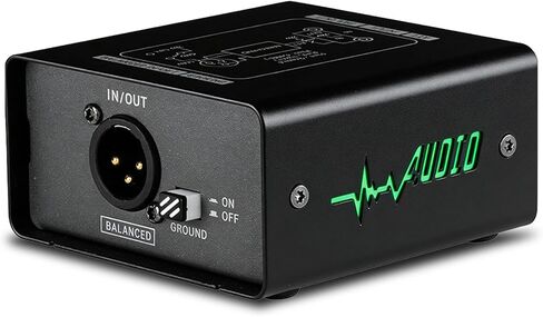 ASHATA Portable Signal Isolator | Ground Loop Noise Reducer for Microphone Guitar Studio Car Mixer in Kuwait