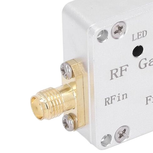 Aramox 10MHz-6GHz RF Gain Amplifier, Low Noise Aluminum Alloy Module, 10dB Output for CNC Communication and RF Signal Applications in Kuwait