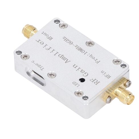 WALFRONT 10MHz-6GHz RF Gain Amplifier, Low Noise Aluminum Module, 10dB for CNC Communication and RF Applications in Kuwait